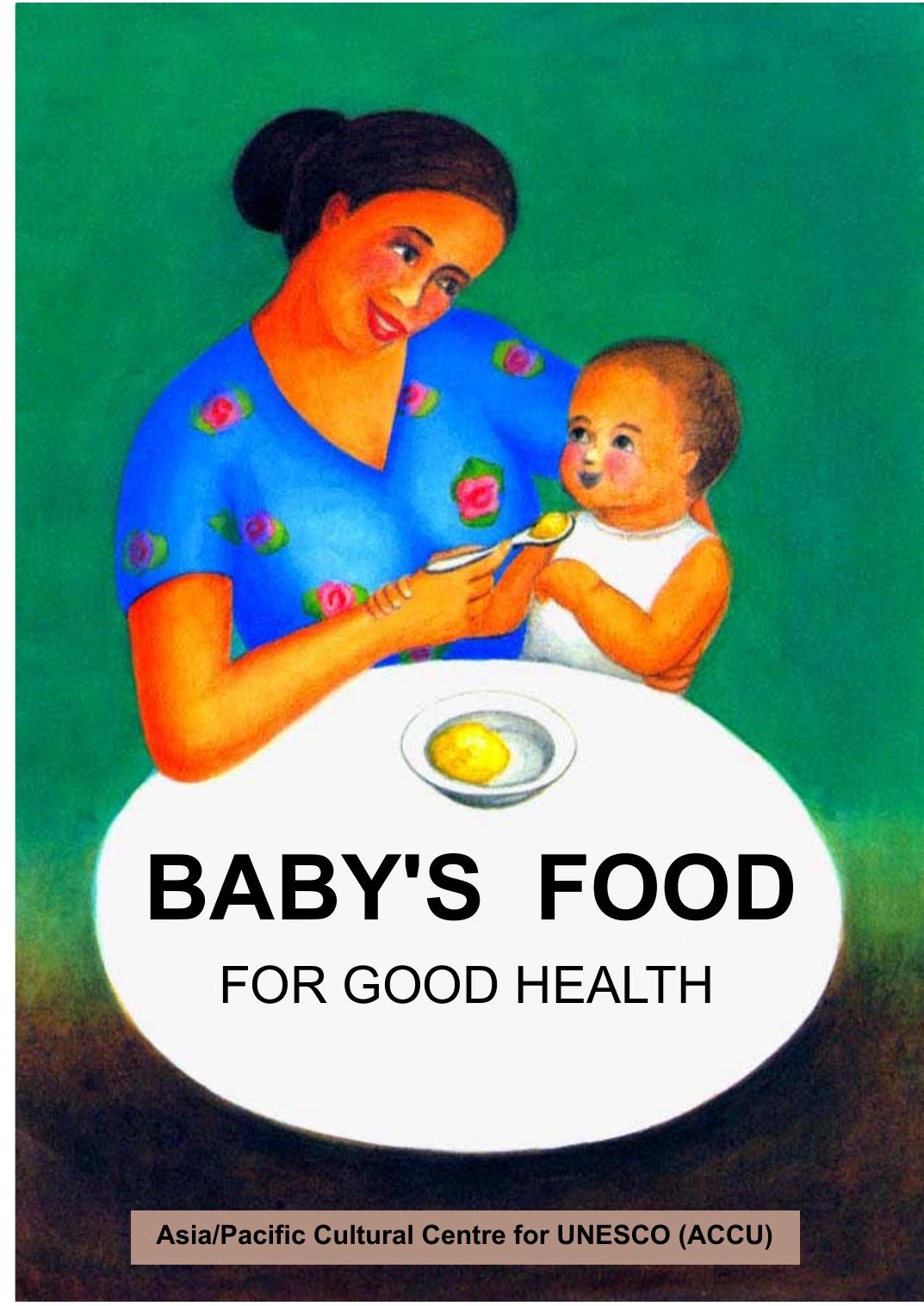 Babys Food: Good For Health